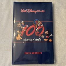 WALT DISNEY WORLD 100 Years of Magic Photo Memories Album 50 Pages/300 Photos