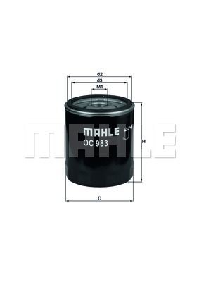 Mahle ÖLfilter FüR Alfa Romeo Autobianchi CitroËN Fiat Lancia-image