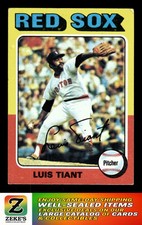 1975 Topps #430 Luis Tiant