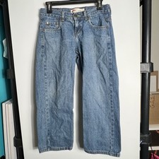Levi  s 550 Boys Husky Relaxed Fit Jeans Blue 28x23 Straight Leg READ