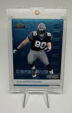 2002 Topps Finest Julius Peppers #77 Rookie Card PANTHERS TAR HEELS. rookie card picture
