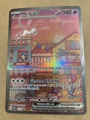 Mew ex SVP 053 Pokemon TCG Scarlet Violet 151 Black Star Promo NM