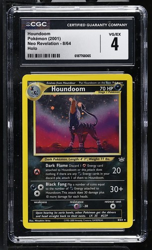 Houndoom (Unlimited) graded CGC 4 for sale on eBay