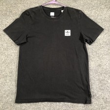 Adidas Men's T-Shirt Mens Medium Trefoil Graphic Athletic Short Sleeve Black