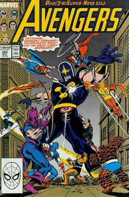 Avengers, The #303 FN; Marvel | Super-Nova Saga 3 - w/Bag+Board