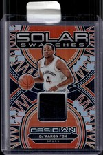 2024-24 Panini Obsidian Solar Swatches De'Aaron Fox #SS-FOX Spurs #/93