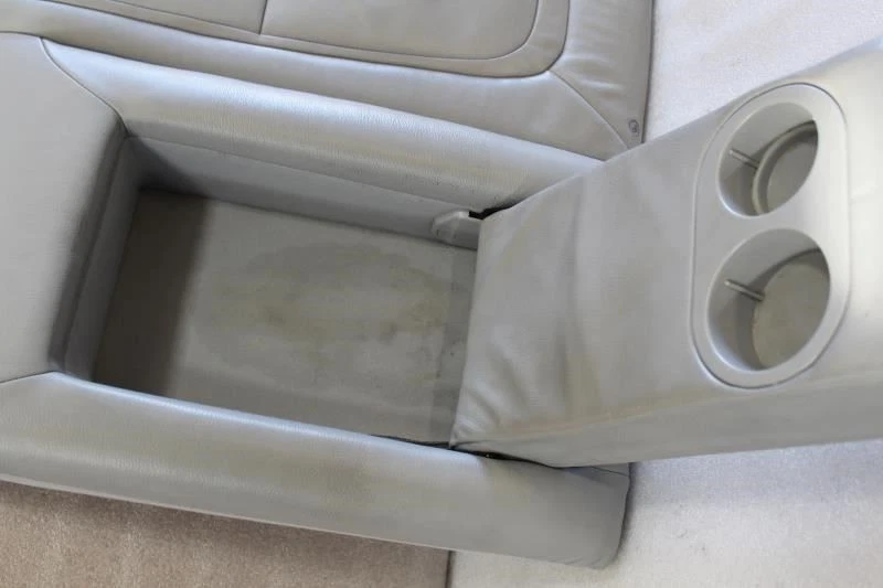 2013 2014 2015 JAGUAR XF LEFT REAR SEAT BACK REST CUSHION GRAY LEATHER - Image 2 of 4
