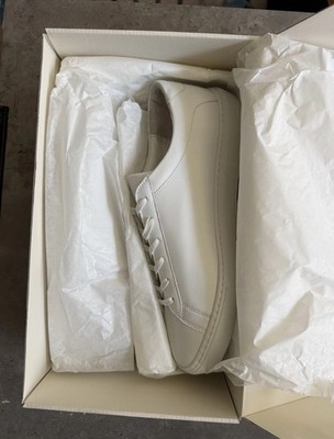 Koio Capri Premium Leather Sneaker Triple White  - Size 8 US MEN (EU 41)