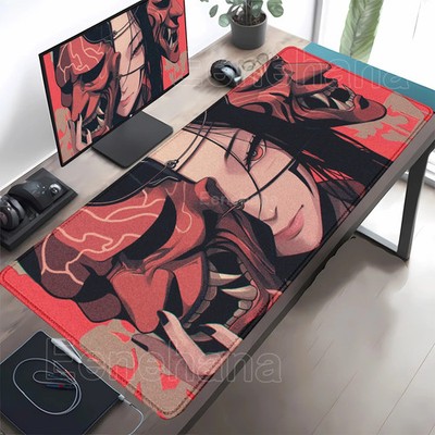 Gothic Anime Mauspad Geistermaske Gothic Mädchen Gaming Schreibtischmatte