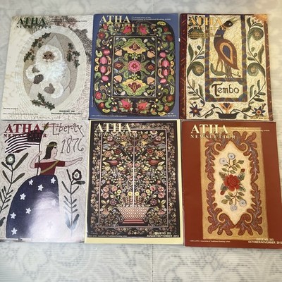 Lot of 6 - ATHA Art of Rug Hooking Magazine 2012 And 2013