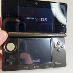 Nintendo 3DS Handheld Video Game Console Black CTR-001 (USA) W Charger US Model