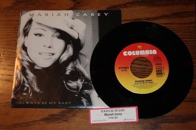 NEW VINYL 45 mariah carey always be my baby b/w long ago P/S NEW UNPLAYED