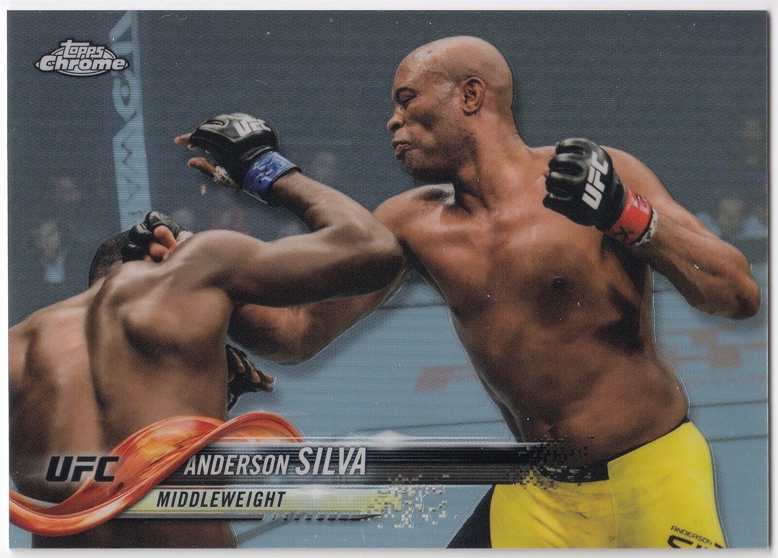 2018 Topps Chrome UFC MMA Refractor Parallel ANDERSON SILVA #42