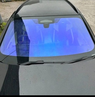 VLT55% Chamäleonblau Scheibenfolie Auto Seitenscheibentönung Sichtschutz Folien