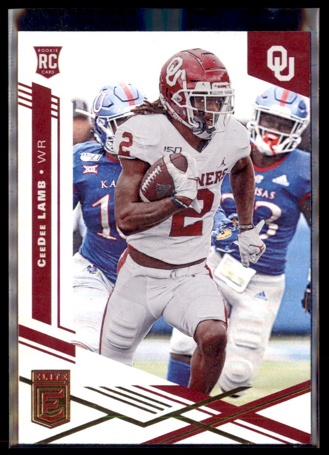 2020 Chronicles Elite Draft Picks Football CeeDee Lamb Sooners #7 RC