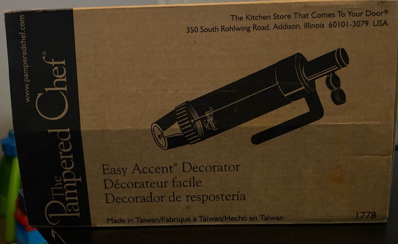 Pampered Chef Easy Accent Decorator 1778 AS IS