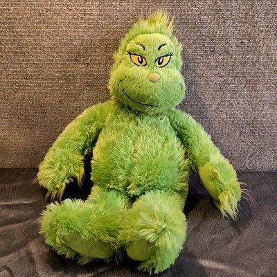 Build-A-Bear The Grinch Dr Seuss 18'' Green Plush Stuffed Animal Holiday 2022