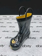 Batman Everlasting Superhero Kids Rain Boots With Capes, Size: 6, Black 66490021