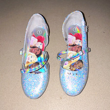 Disney Girl s Multicolor Glitter Mary Jane Dr...