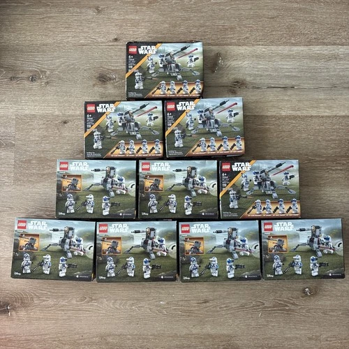 LEGO Star Wars 75345 501st Clone Troopers Battle Pack Lot of 10 NIB