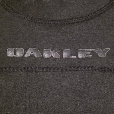  Vintage Oakley CarbonX Mock Neck Shirt Mens  Black Flame Resistant Made in USA