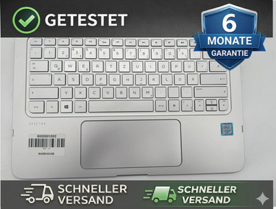 HP Spectre Pro X360 G2 Palmrest / Handauflage Tastatur Touchpad QWERTZ