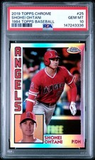 2019 Topps Chrome 1984 Topps Baseball #25 Shohei Ohtani PSA 10
