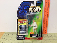 Star Wars POTF green card Luke Skywalker with Blast Shield Helmet & lightsaber