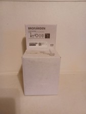 IKEA BROGRUND Stainless Steel Toilet Brush With Wall Mount. 403.285.38 NEW 