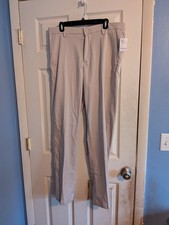 NWT Amazon Essential Size 36x34 Stone Slacks with Pockets