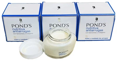POND'S 3x Pond´s Tagescreme Basic Anti- Falten mit Kollagen Creme a 75ml