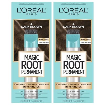 L'Oreal Paris Magic Root Rescue 10 Minute Root Hair Coloring Kit Permanent Ha...