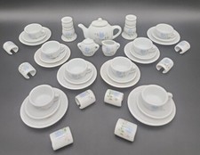Vintage Strombecker Corp Childs Mini 37 Piece China Porcelain Tea Set