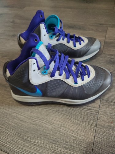 Nike lebron 8v /2 Hornets 429676-001 Men's Sneakers Size 7.5 - Picture 6 of 6