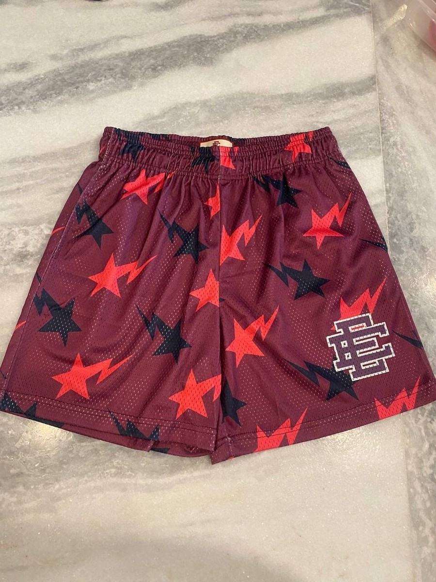 パンツ Eric Emanuel BAPE EE Basic Shorts Eric Emanuel x BAPE EE Basic Short White/Yellow/Blue/Pink