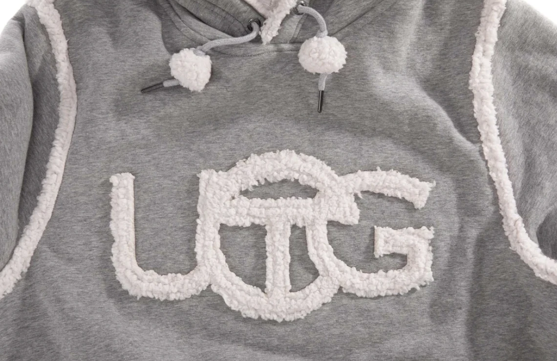 UGG x TELFAR Shearling Hoodie - Heather Grey