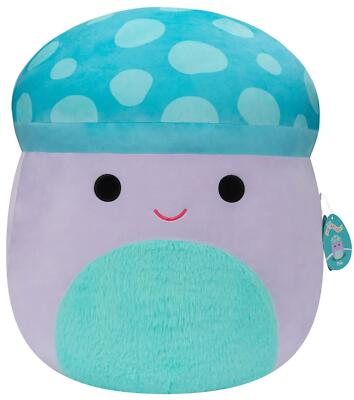 Original Squishmallows Pyle 16 Zoll lila Pilz kuschelig Plüsch