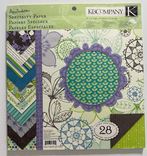 K & Company 12x12 Scrapbook Kit-Variations-Sea Glass, Baby Boy, Poppy Seed, More - Picture 33 of 84