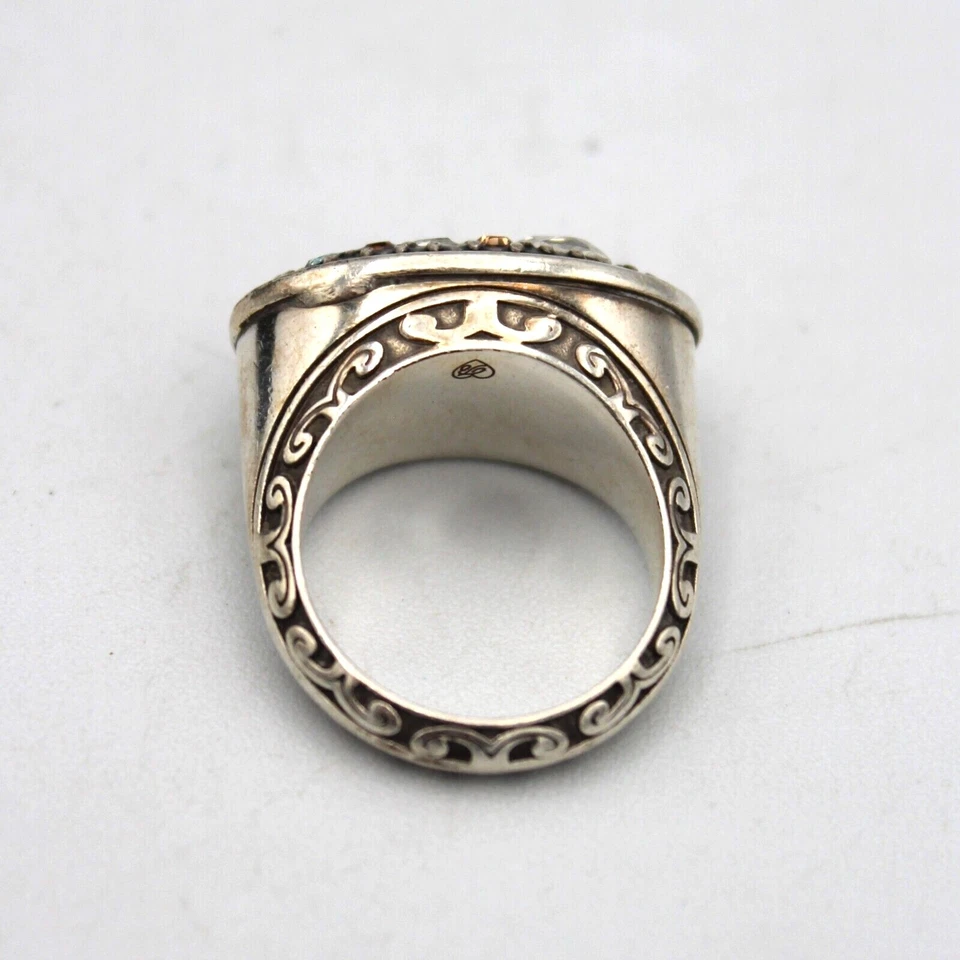 Anillo de cóctel Brighton Crystal Voyage cristales de Swarovski enchapado en plata Foto 4 de 4