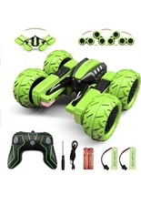 Amicool Remote Control Car, Hobby RC Car Stunt Car with LED Lights Electric 4WD 