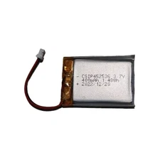 3.7V 400mAh  Lithium Polymer LiPo Rechargeable Battery (USA Seller) (Qty 1)