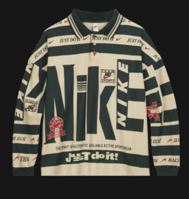 Nike x Cactus Plant Flea Market Longsleeve Polo Natural Size S CPFM NWT |  eBay