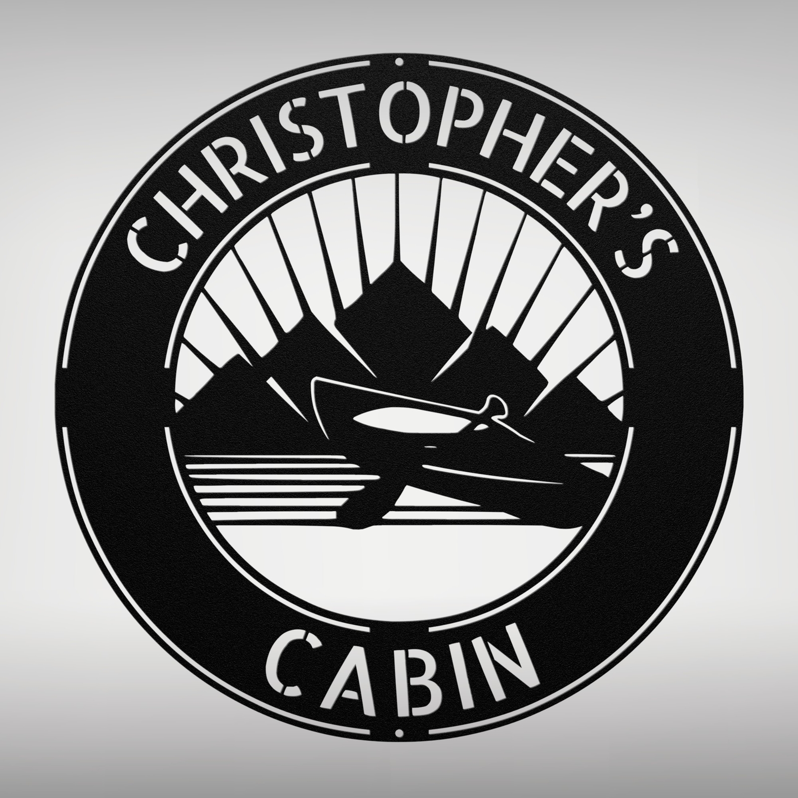 Custom Canoeing Metal Sign Personalized Decor for Canoeing Lovers