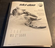 2006 SKI-DOO RACING SNOWMOBILE MX Z 550X PARTS MANUAL NEW 889