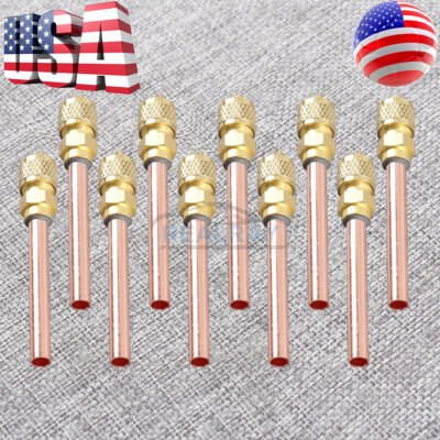 10 Service/Access Valve 1/4'' SAE *1/4'' OD *2.75'' Stem Core AC Refrigeration Kit