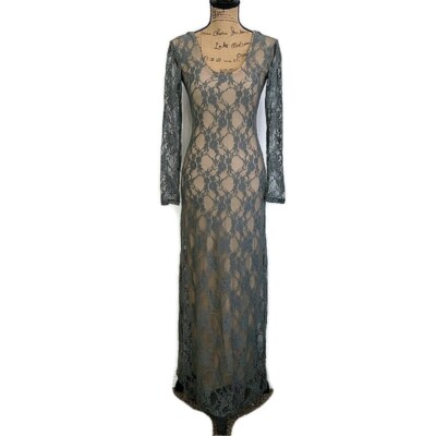 Pins & Needles Womens sz S Dress Long Green Lace Formal Scoop Neck & Back | eBay Pins & Needles Womens sz S Dress Long Green Lace Formal Scoop Neck & Back | eBay