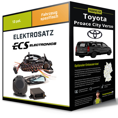 Elektrosatz 13-pol spezifisch für TOYOTA Proace City Verso 19 - jetzt NEU