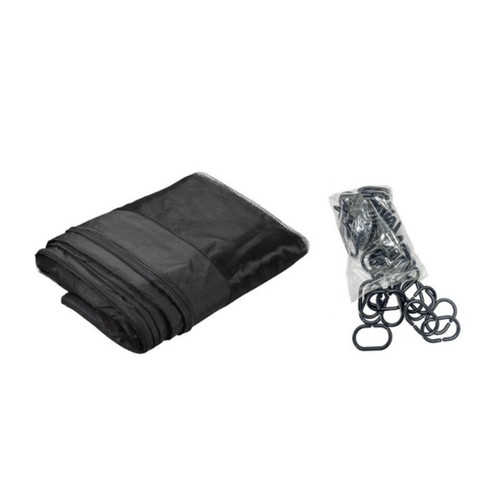 Universal Outdoor Patio Gazebo Mosquito Netting 4-Panel Sidewall Curtain Zippers - Picture 11 of 13