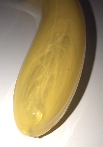 Vintage Formia Vetri Di Murano Banana Art Glass Fruit Made In Italy - Picture 6 of 10