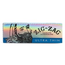Zig Zag 1 1/4 Silver Ultra Thin Rolling Papers ZigZag USA Fast Shipper